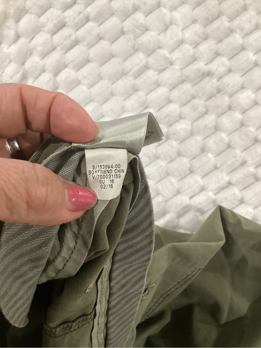 Banana Republic Olive Straight-Leg Utility Chinos size 8 #40 - Picture 7 of 8